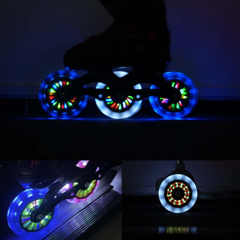 inline skate light up wheel