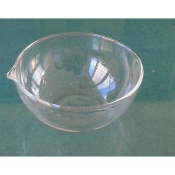 Evaporating Dish Flat Bottom dengan Spout