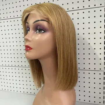 Good Selling Hair Vending Hd Lace Blonde Human Hair Bob Wig Lace Front Woman Wig Human Hair