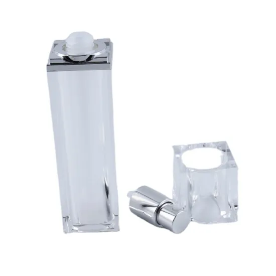 Best selling cosmetic airless pump dispenser acrylic bottle for powder