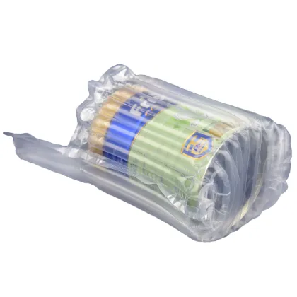 Waterproof Plastic Milk Powder Cushioning Wrap - Inflatable Air Column Bag for Protective Packaging
