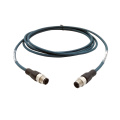 Shielded D-Code Straight M12 Male Cat.5e Cable