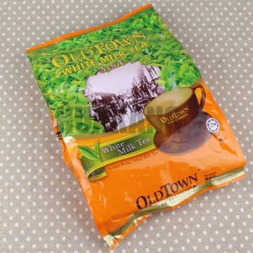 Four side sealed white milk tea plastic packaging bag