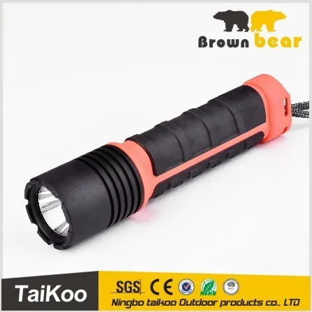 abs+ rubber led headlamp flashlights