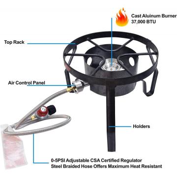 Camping Cast Iron Propane Burner Stove