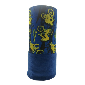 Custom print logo polar fleece and polyester seamless tube bandana for adult