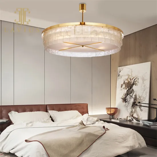 Postmodern Luxury Hotel Living Room Crystal Chandelier