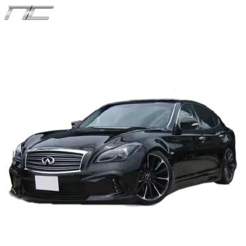 IFNT Q70 WD Style Body Kit - Front Rear Bumper Side Skirts Muffler Tips FRP