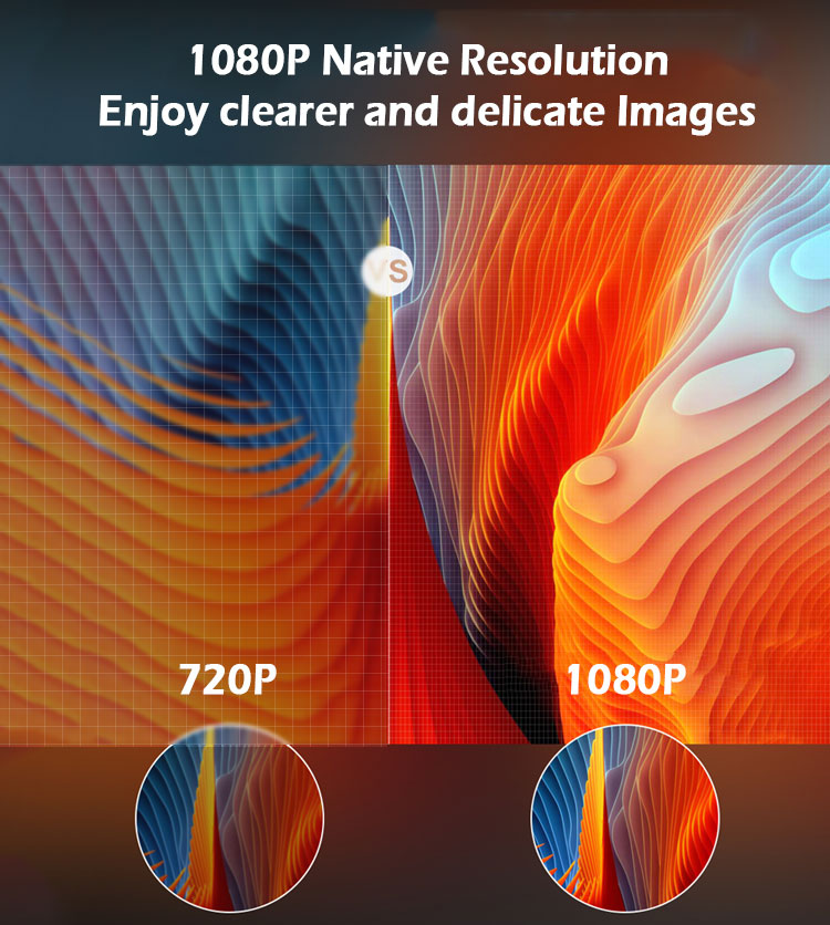 Home Projector Digital 4k Wireless