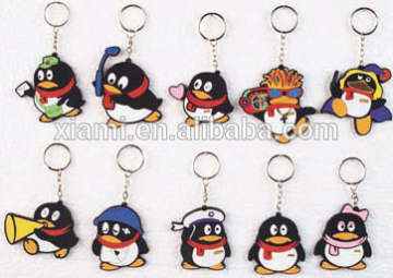 hottest interesting qq expression soft pvc opener keyring