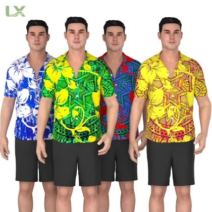 Custom Mens Hawaiian Shirts: Aloha Polynesian Pacific Island Designs
