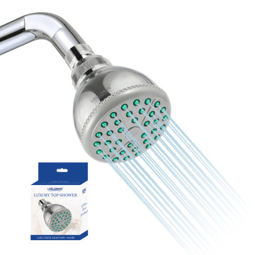 Leelongs Modern Affordable High-Pressure Wall-Mounted Round Overhead Shower Head