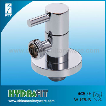 zinc handle brass body angle valve with s.s cover