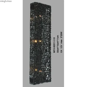 Aluminium surface mounted wall lamp fixtures