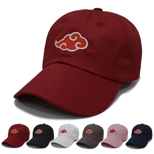 Czapki z haftem 3D Czapki z daszkiem Snapback Red Clouds