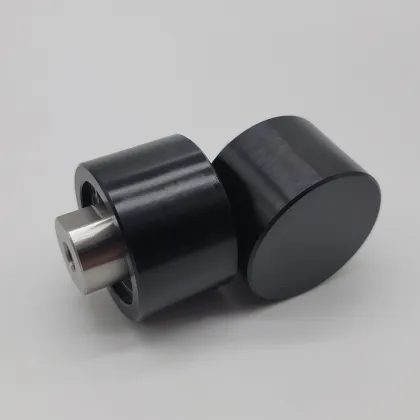 High Efficiency Polyurethane Roller in Machinery Traceless Roller Small Rubber Coated Roller
