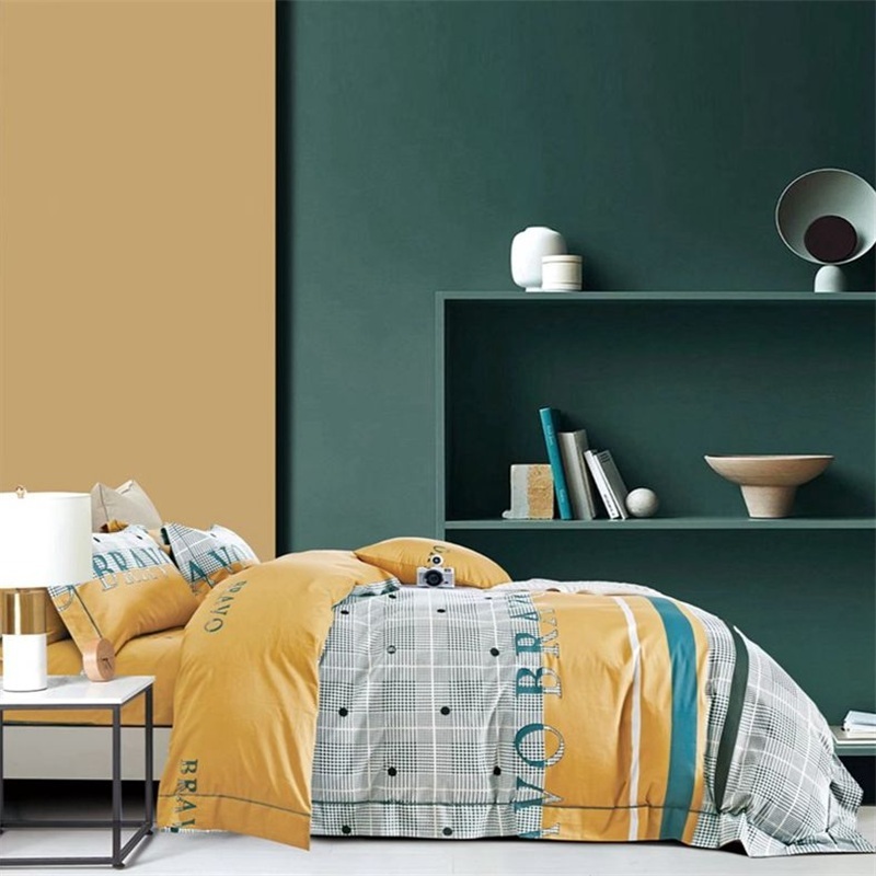 Cotton Luxury Bedsheet Sets and Egyptian Cotton Bed Linen for Home and Hotel
