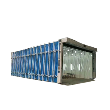Custom Industrial Portable Telescopic Paint Spray Booth for Large Parts