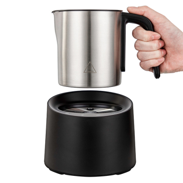 Professional One-Touch Stainless Steel Detachable Electric Hot Chocolate, Milk Frothing, and Steaming Machine