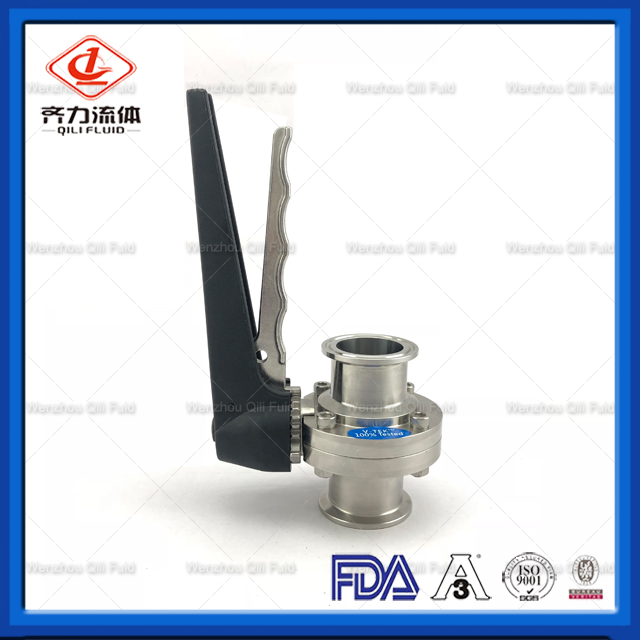 Sanitary Stainless Steel Butterfly Valve 38