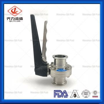 Food Grade Stainless Steel Sanitary Manual Butterfly Valve