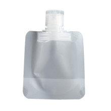 transparent packaging stand up pouch with spout