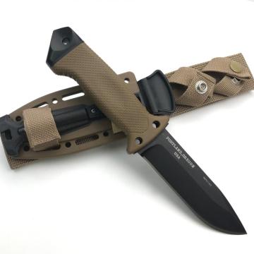 Multi Tool Firestarter Military Survival Fixed Blade Knife