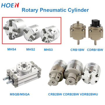 Pneumatic Cylinders MHS2 Series: Round Body, Slide Guide, and Finger Cylinders