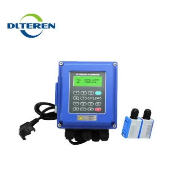 High Temperature Liquid IP68 Waterproof Clamp-on Ultrasonic Flow Meter TUF-2000B