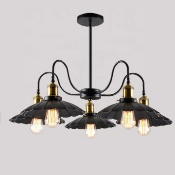 High Quality Industrial Iron Art Pendant Light for Living Room