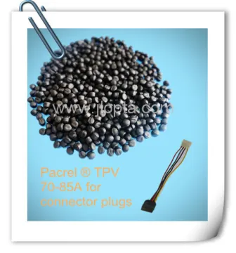 TPV/TPE thermoplastic elastomer granules for connector plugs