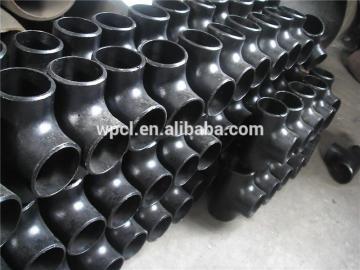 High quality and factory price carbon steel pipe fittings tee astm a234 wpb seamless carbon steel tee dimensions