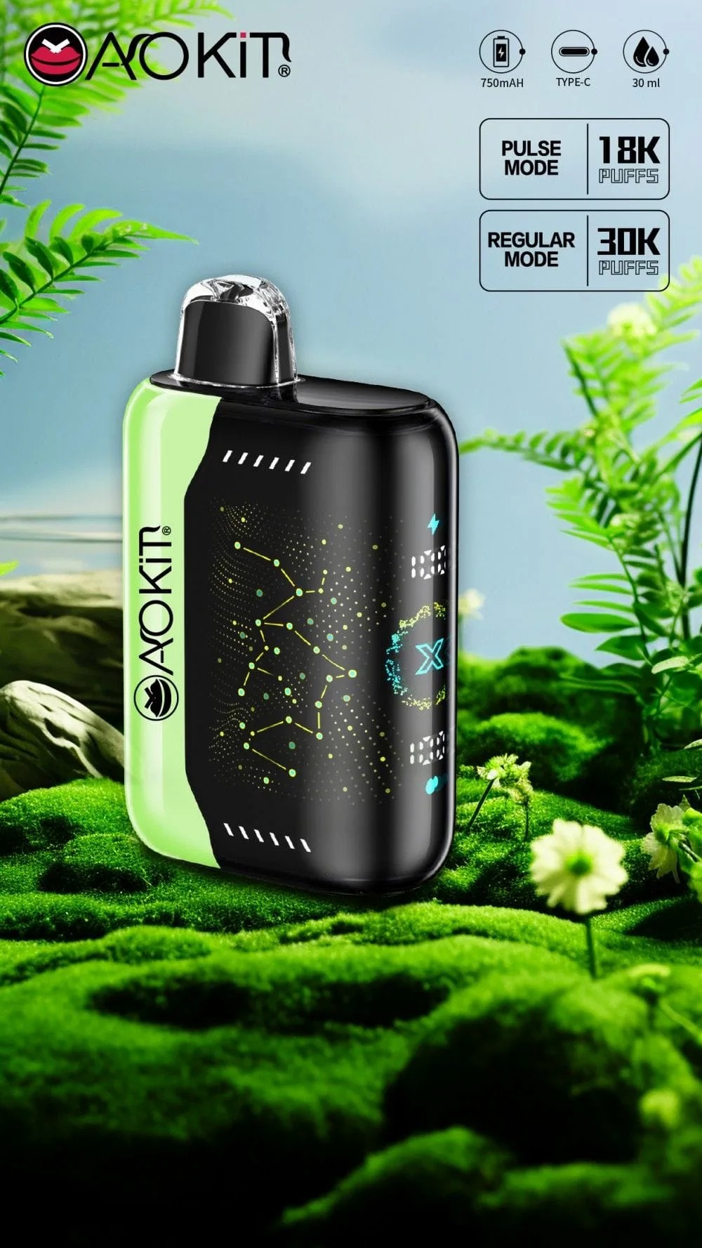 Aokit HAHA 30k พัฟ EU โกดัง