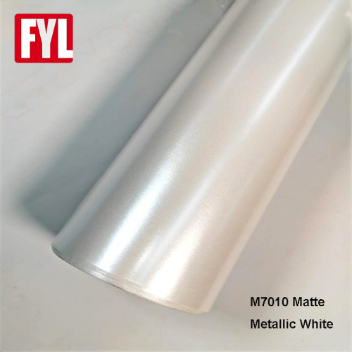 Pearl Matte Metallic White Car Wrap