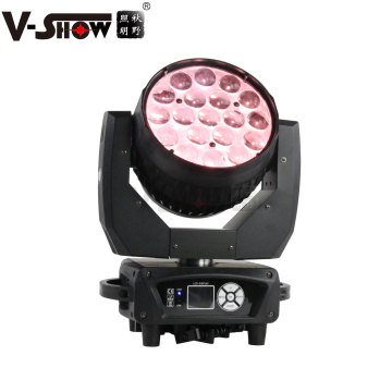 VSHOW USA Shipping: 1pc MAC Aura LED Wash Light with 19pcs 15W RGBW 4in1 Zoom Features