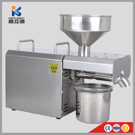 Home Ues Mini 304 Stainless Steel Coconut Peanut Oil Press Machine Cooking Oil Extraction