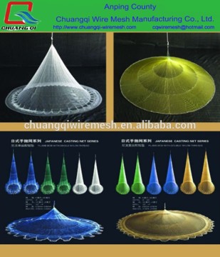 2016 wholesale cheapest American hand net casting fishing net ,cast net,chain cast net