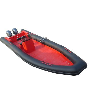 CE Certified 8.8m Fiberglass Hull Inflatable RIB Boat