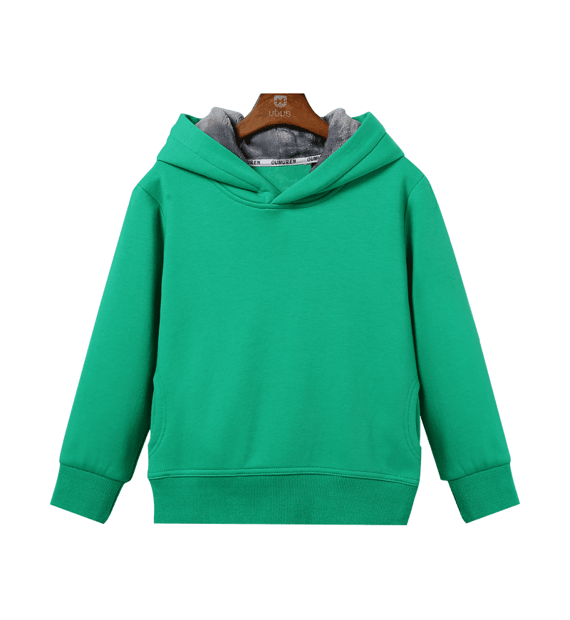 Ardchaighdeán 100% Cadáis Kid Hoodies léine allais plain