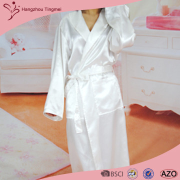 Wholesale Satin Silk Kimono Nightwear Chinese Satin Pajamas