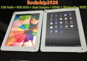 10.1 Inch Rockchip2928 Tablet PC with Dual Camera+HDMI+ Bluetooth + WiFi