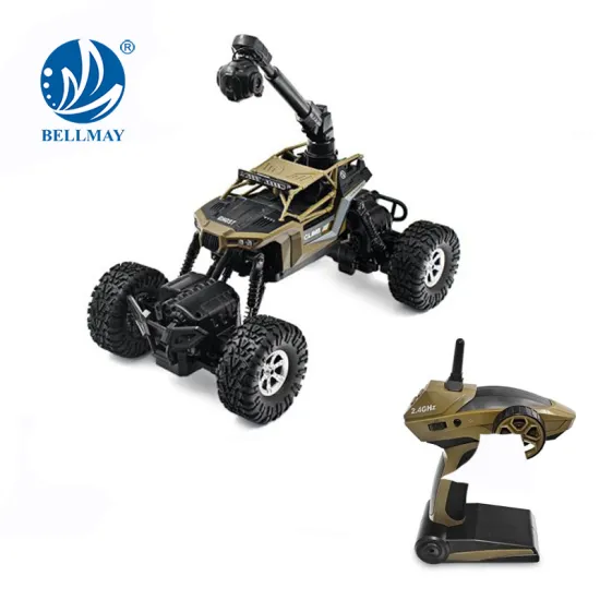 2.4G equipped with 4 motors Waterproof Crawler RC Car With 0.3MP WiFi camera