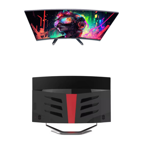 Sleek All in One System with Curved Screen