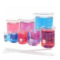 Vaso de vidrio Boro3.3 de baja forma con Spout 150 ml