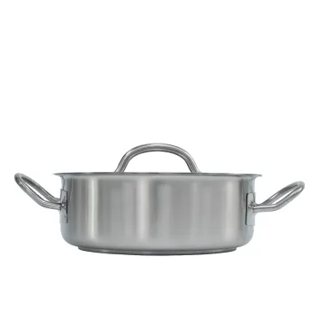 Stainless steel household binaural soup pot