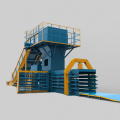 PET bottles hydraulic baling press machine