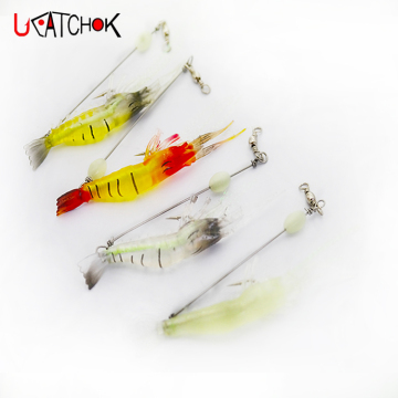 UCOK 4PCS/Pack 10 cm Garnelenköder für das Fischen
