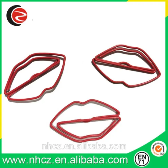 Red Lip Paper Clip