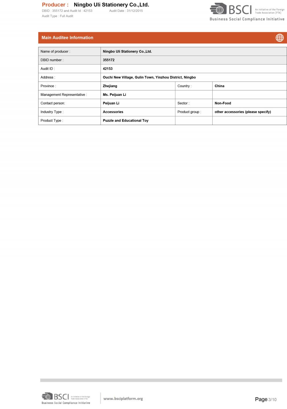 BSCI SummaryAuditReport-3