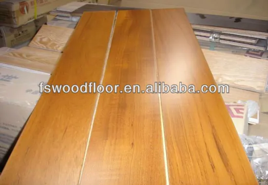 low price golden teak engineered wood flooring
